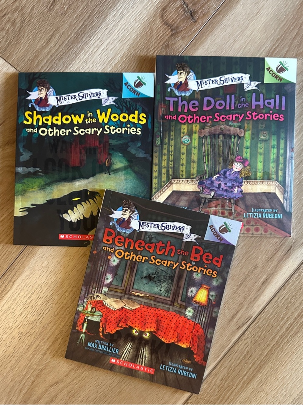 Scholastic Acorn Mister Shivers Books 1-3 Paperback Bundle Set